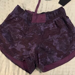 Lululemon Women's Purple Athletic Shorts- Chose a side shorts